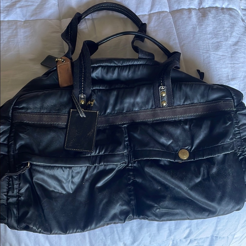 Coach Black Duffel/travel bag